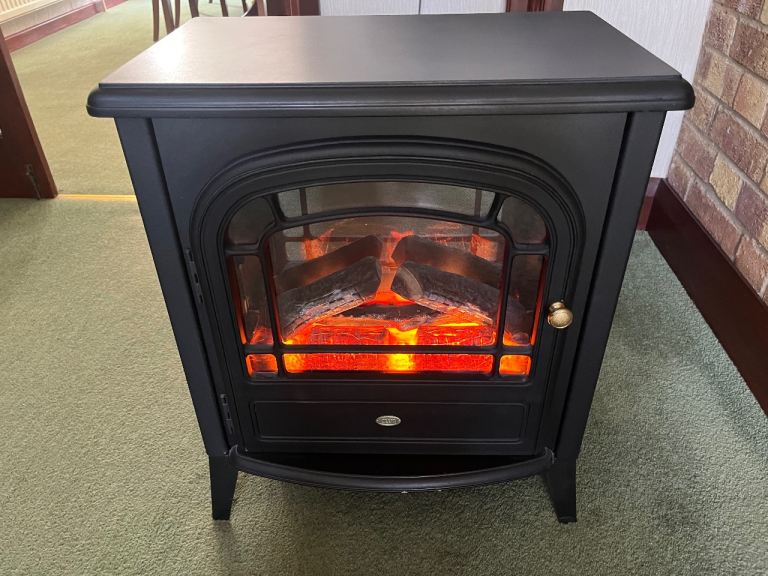 Dimplex CLB 20L Electric Fireplace Stove – Black, Good Condition