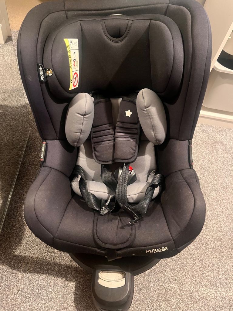 My Babiie Rotating Car Seat – Black, Good Condition
