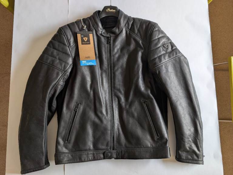 REV'IT Stewart leather Motorcycle Jacket. Brand New. Never been worn.