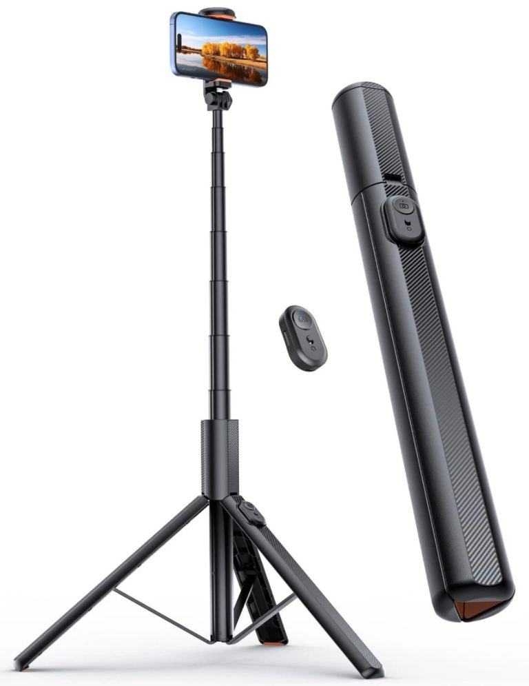 Bluetooth Selfie Stick Tripod with Remote - Phone Holder