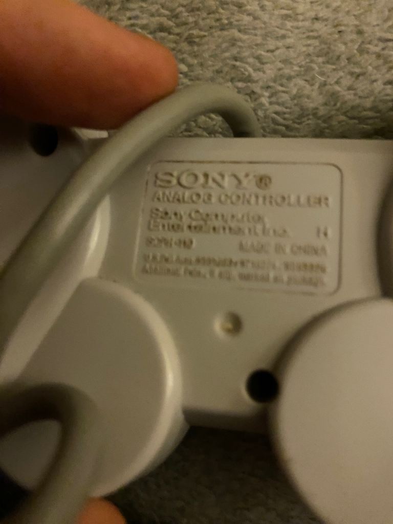 Official PSone Wired Analog Controller - SCPH-110 - Works Perfectly - PS1 