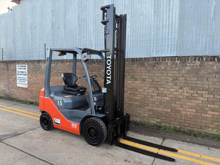 2019 Toyota 1.5t diesel forklift, sideshift, new tyres 