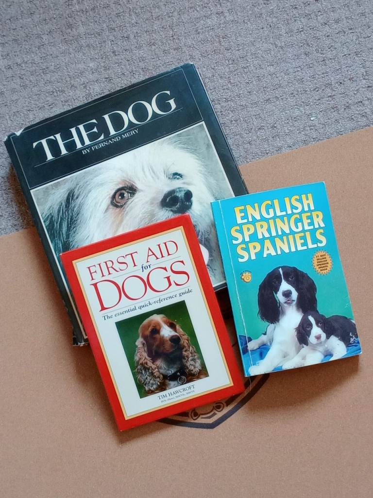 Dog Books Bundle: 'The Dog', 'First Aid for Dogs', 'English Springer Spaniels'