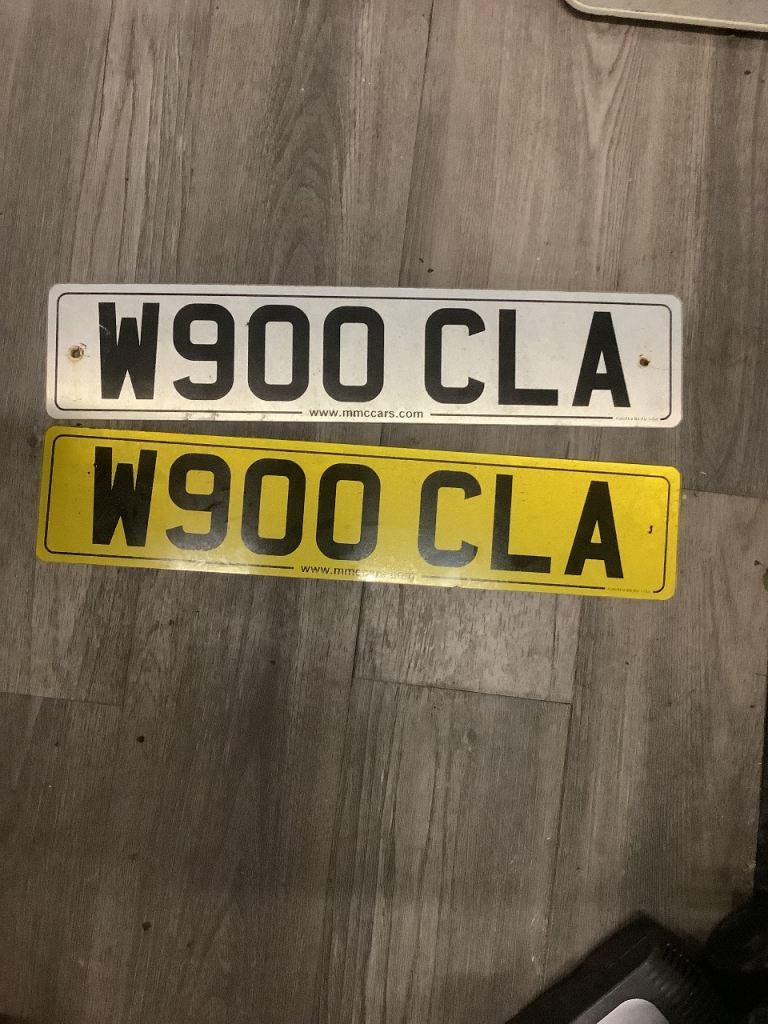 W900CLA private number plates