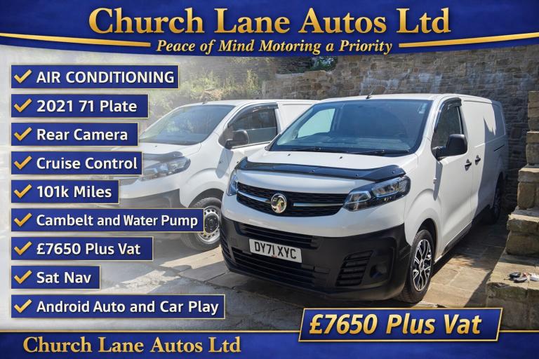2021 Vauxhall Vivaro 2900 1.5d 100PS Edition H1 Van PANEL VAN Diesel Manual