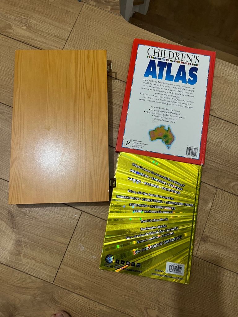 Children learning books and colours pen set