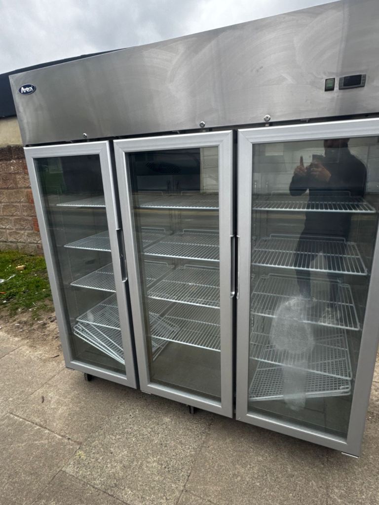 Commercial upright display fridge cafe shop supermarket 