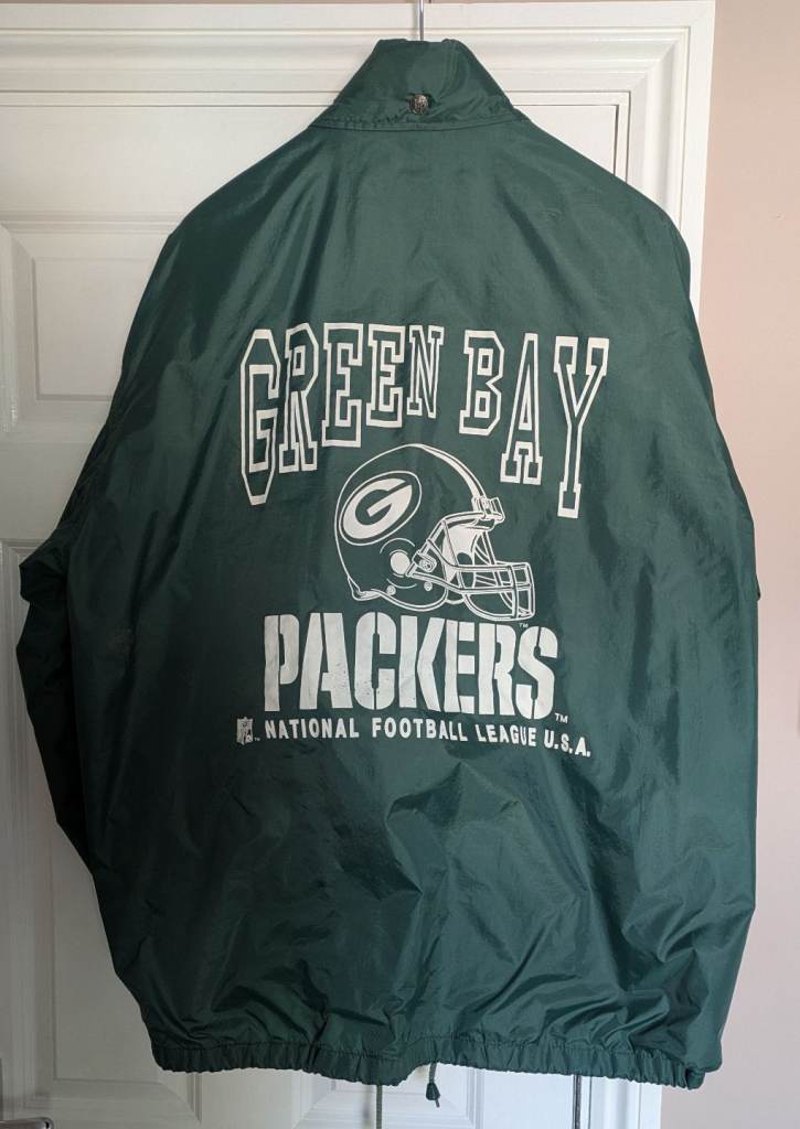 Green Bay Packers Men's Windbreaker Jacket NFL Licensed