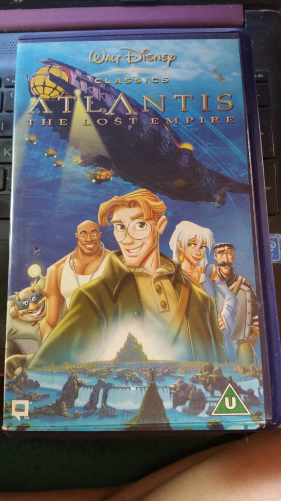 Walt Disney Atlantis the lost empire Video