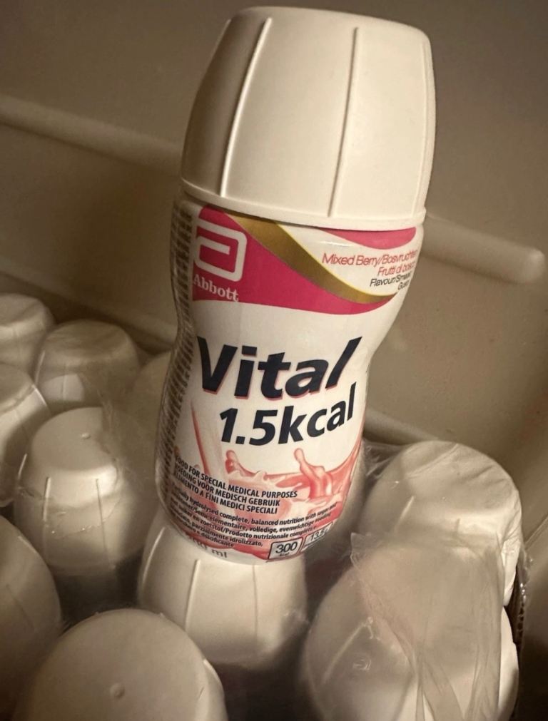 Vital 1,5Kcal 200ml- £ 1 each-  Mixed Berry, vanilla and Cafe Latt