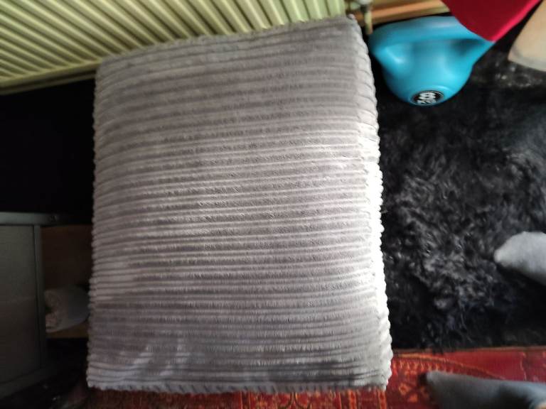 Corduroy Footstool