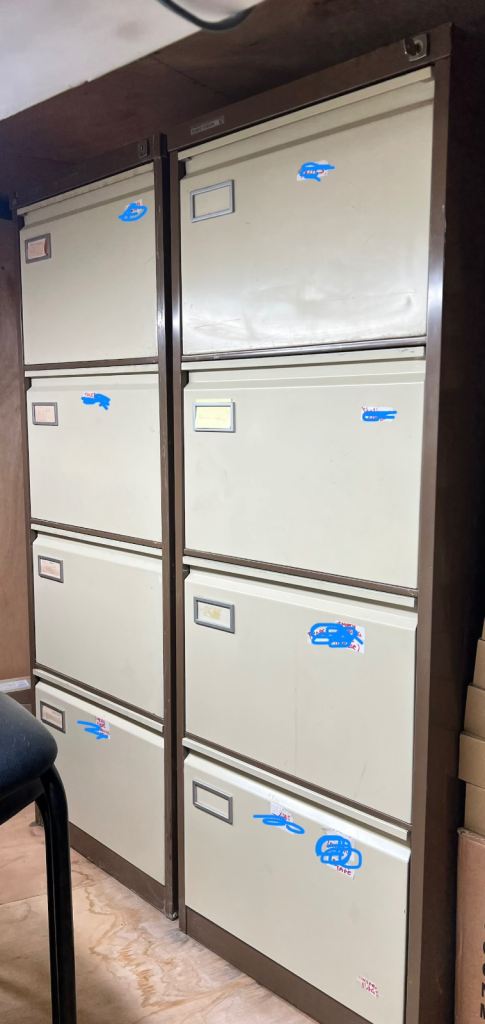 4 drawer Metal Cabinet (4 units)