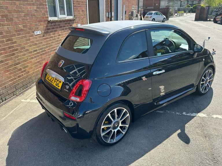 2022 Abarth 595C Turismo Convertible, Leather,Motorhome Tow Car (Braked) A Frame