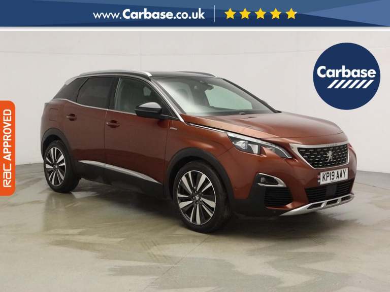 2019 Peugeot 3008 1.2 PureTech GT Line SUV 5dr Petrol Manual Euro 6 (s/s) (130 ps) SUV PETROL Manual