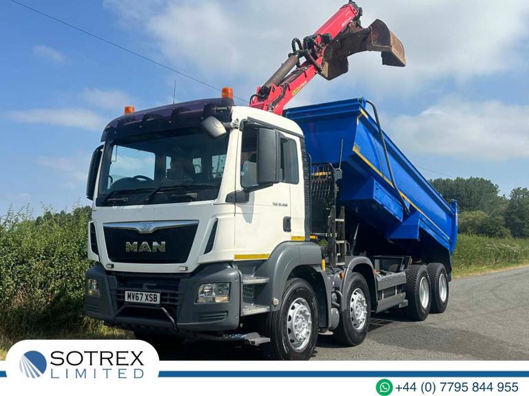 MAN/ ERF TGS 32 400 8 X 4 Tipper with Grab