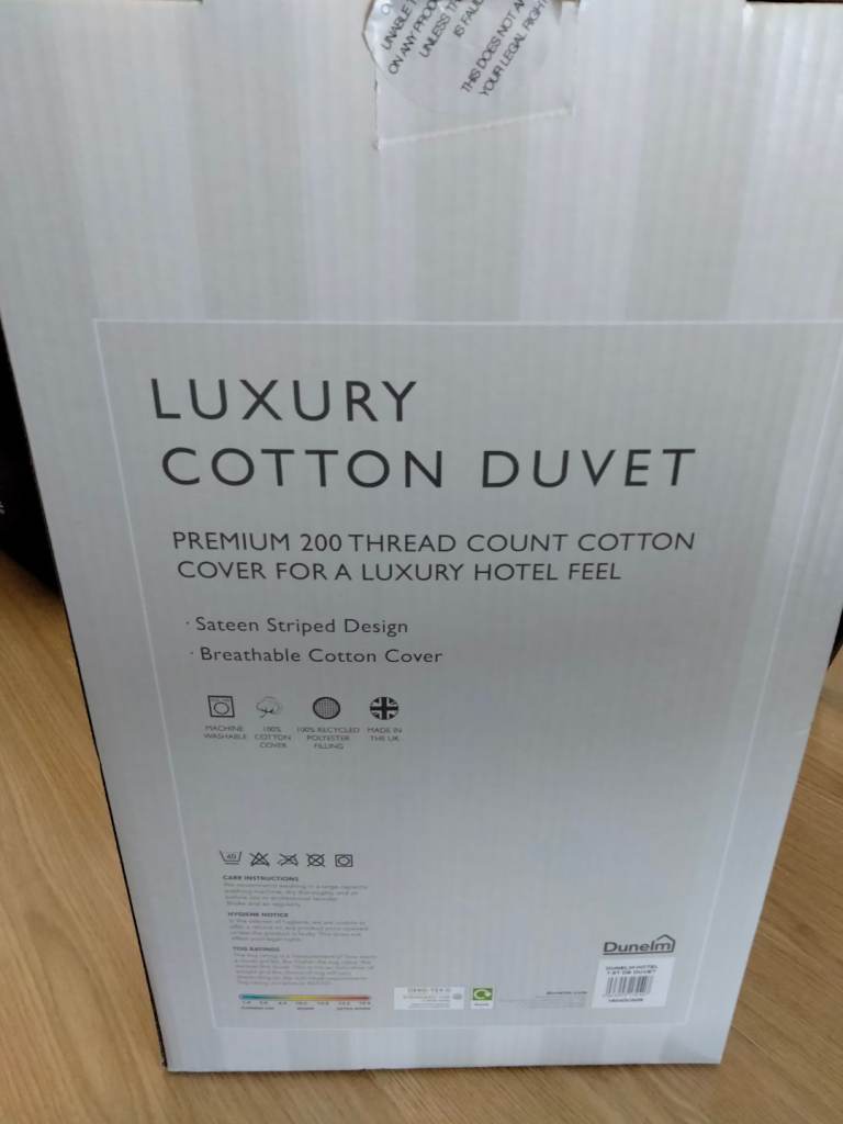 New luxury cotton duvet