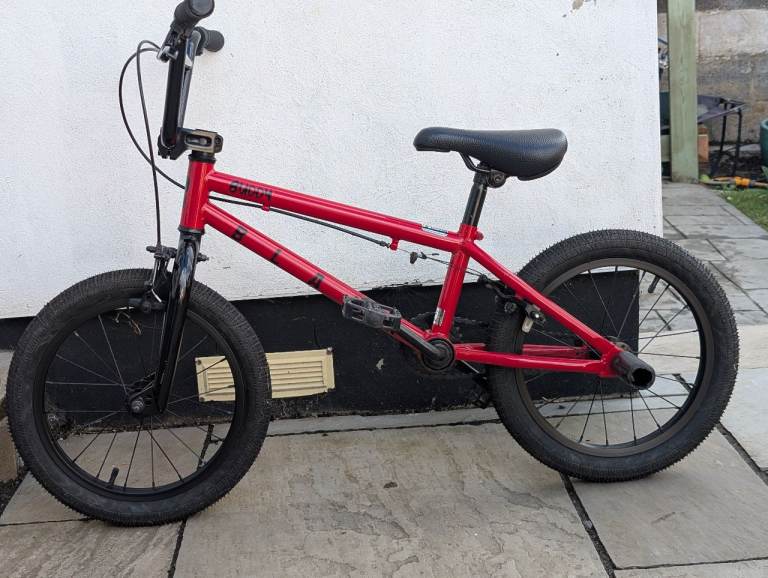 Kids BMX bike - Blank Buddy 16" wheels - Red, Good Condition, lightly used