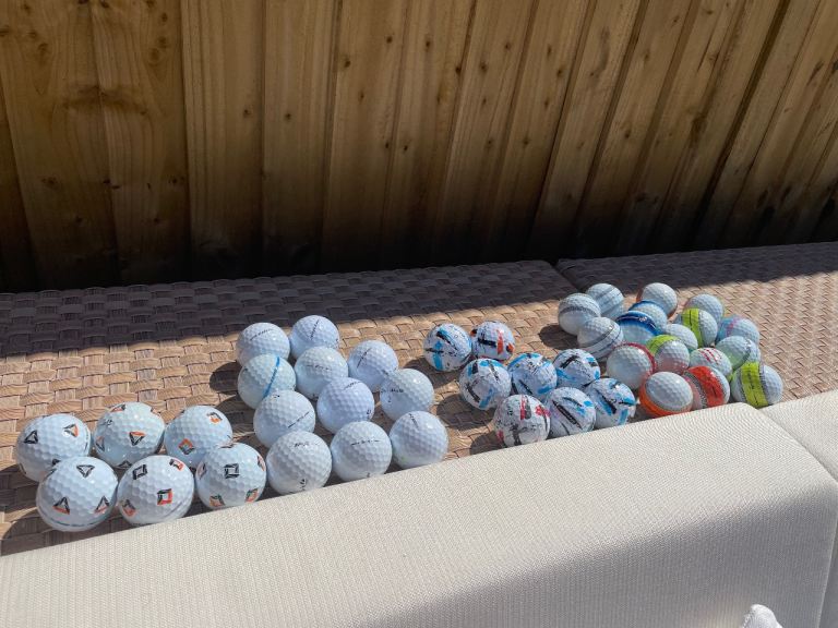 42 Taylor Made Used Golf Balls (mixed) 