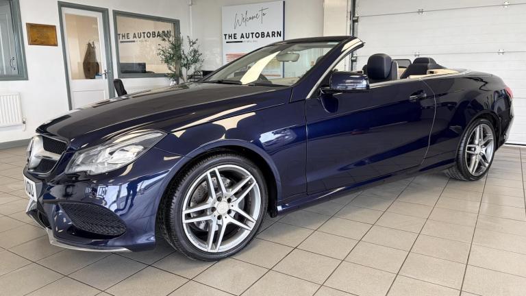 2014 Mercedes-Benz E Class E220 BlueTEC AMG Line 2dr 7G-Tronic CONVERTIBLE DIESEL Automatic