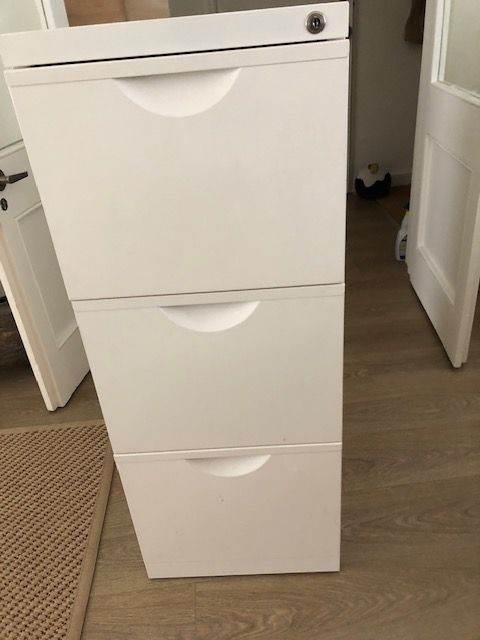 White Filing Cabinet