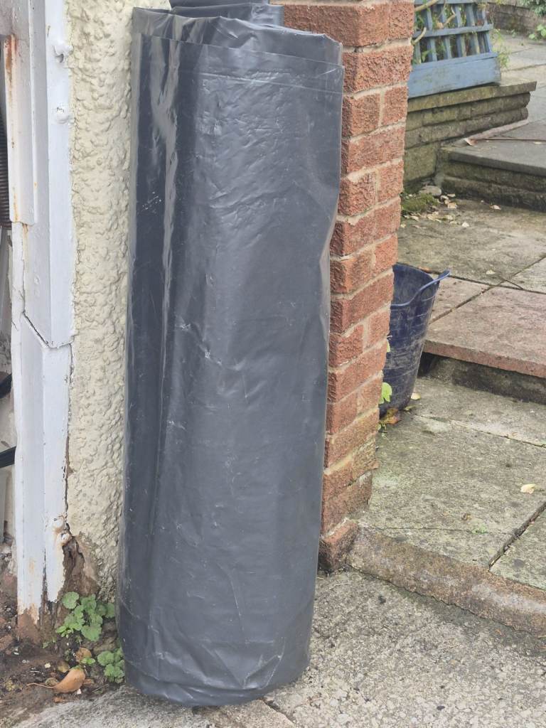 Rubber sheet for flat roof