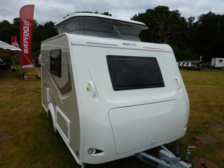Trigano silver pop top Mini 270 rear door 