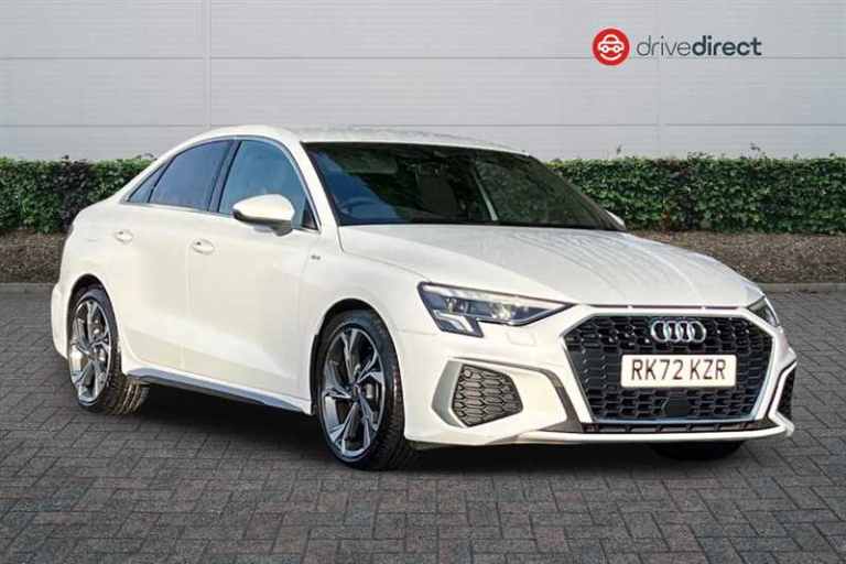 2022 Audi A3 1.0 TFSI 30 S line Saloon 4dr Petrol S Tronic Euro 6 (s/s) (110 ps) Saloon Petrol Au...