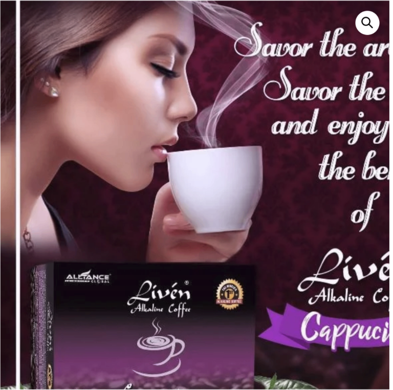 LIVEN ALKALINE COFFEE (20 SACHETS IN A BOX)