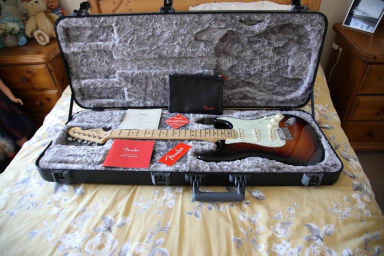 Fender Stratocaster Electric Guitar – Sunburst, As New