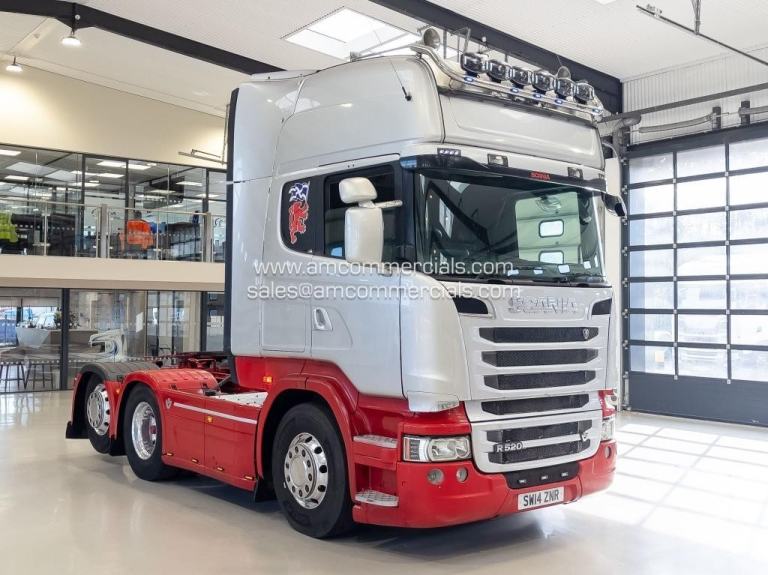 2014 (14) SCANIA R520 V8 6X2 TAG HIGH CAB