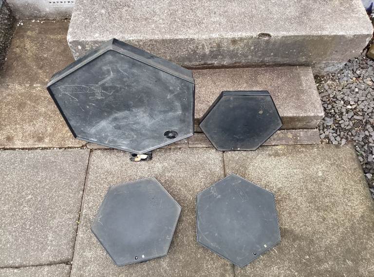 Vintage Simmons electronic drum kit with Simmons SDS rare drum module included 