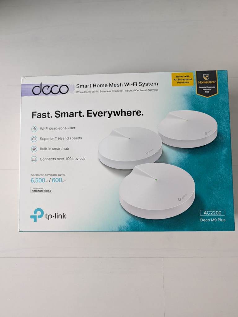 TP-Link Deco M9 Plus Mesh Wi-Fi System 