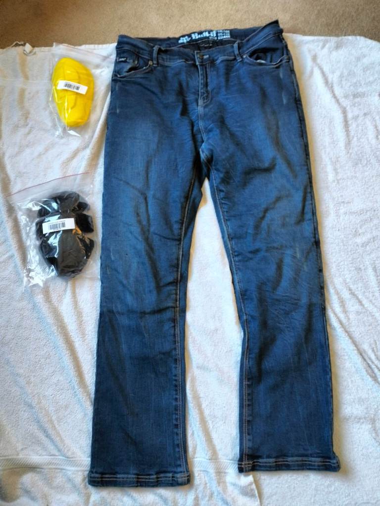 Bull-It 17 Tactical Ladies Stretch Denim SR6 CE Motorcycle Jeans Blue UK 16 36"W Reg Leg 31" 