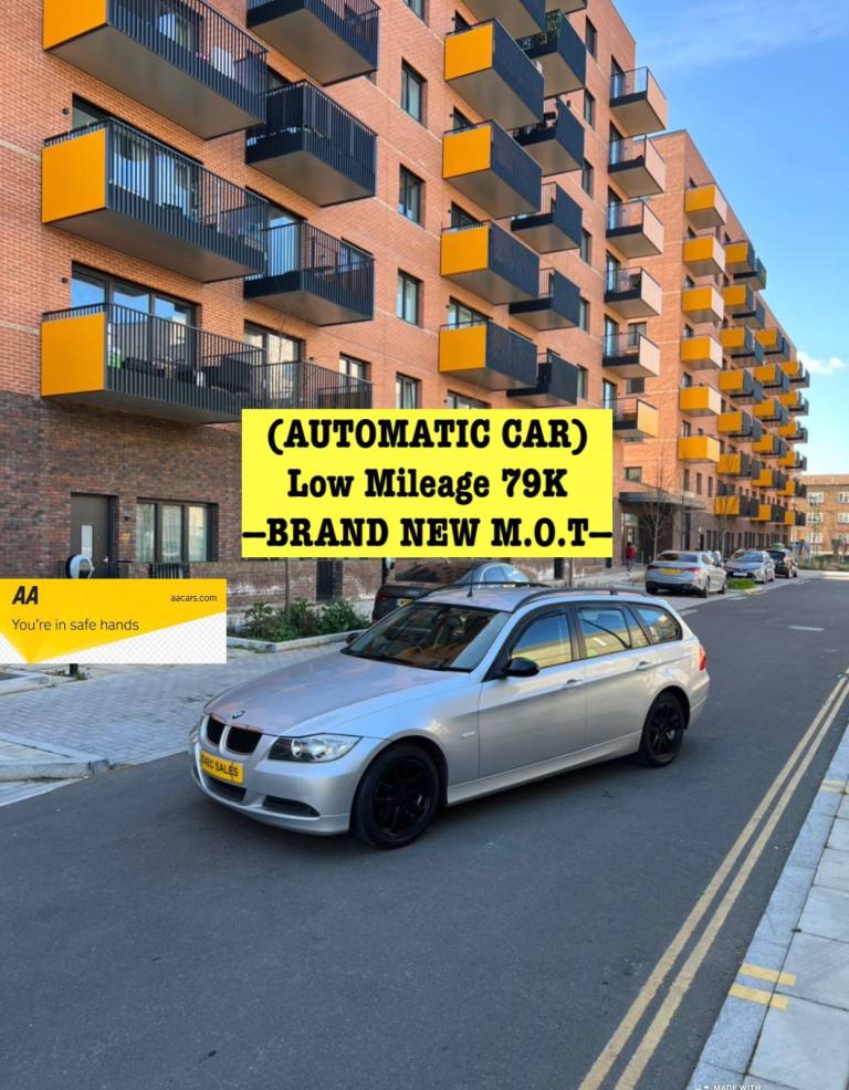 •Low Mileage 79k | ULEZ FREE | BMW 3 SERIES 2.0 PETROL ESTATE | Brand New M.O.T.—(AUTOMATIC CAR).