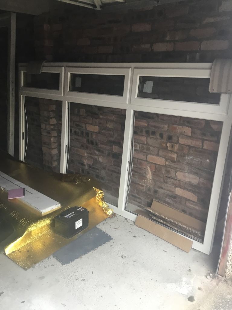 Coservatory double glazed window unit