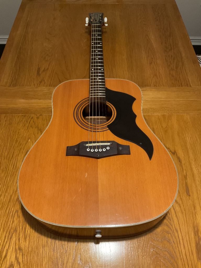 Eko Ranger 6 Acoustic Guitar mid 1970s model, all original in fantastic condition.