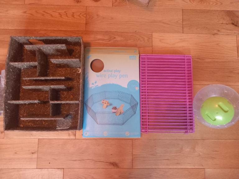 Gerbil or Hamster toys inc. Ball,playpen,maze