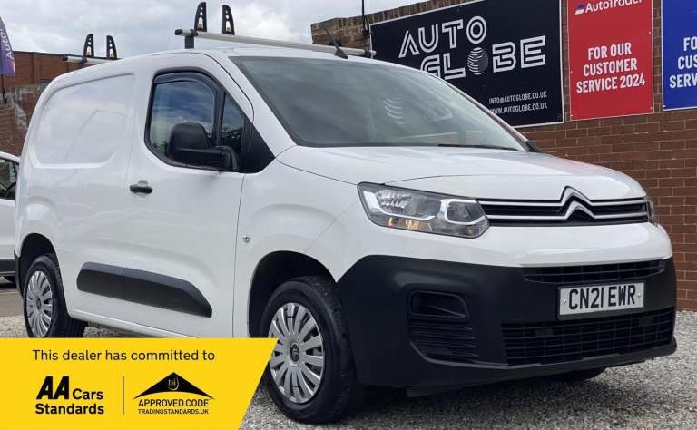 2021 Citroen Berlingo 1.5 BlueHDi 650Kg X 75ps PANEL VAN DIESEL Manual