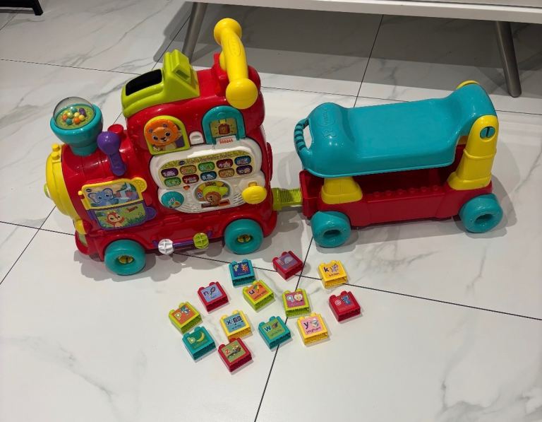 VTech Baby 4-in-1 Alphabet Train Ride – Excellent Condition