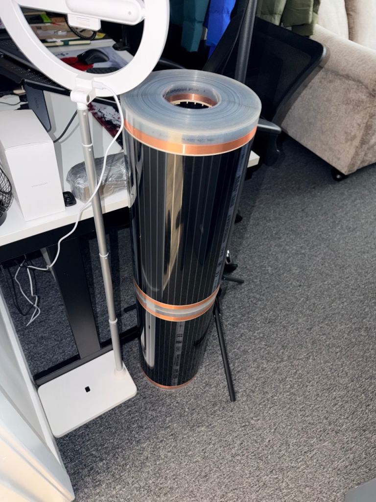 🔥 BRAND NEW Infrared Underfloor Heating Rolls x2 – Massive Saving!