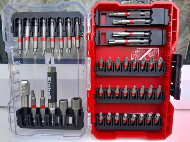 NEW! Einhell M-Case 42 Piece Bit Set Magnetic Holder, Quick Change Bit In Storage Box