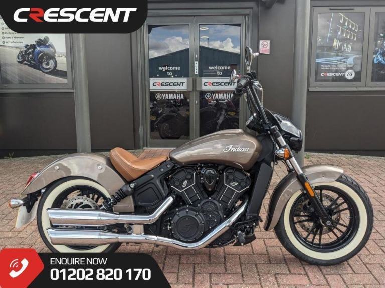 INDIAN SCOUT SIXTY 2018 - GLOSS BRONZE - VANCE & HINES PIPES - Z BARS - LOVELY