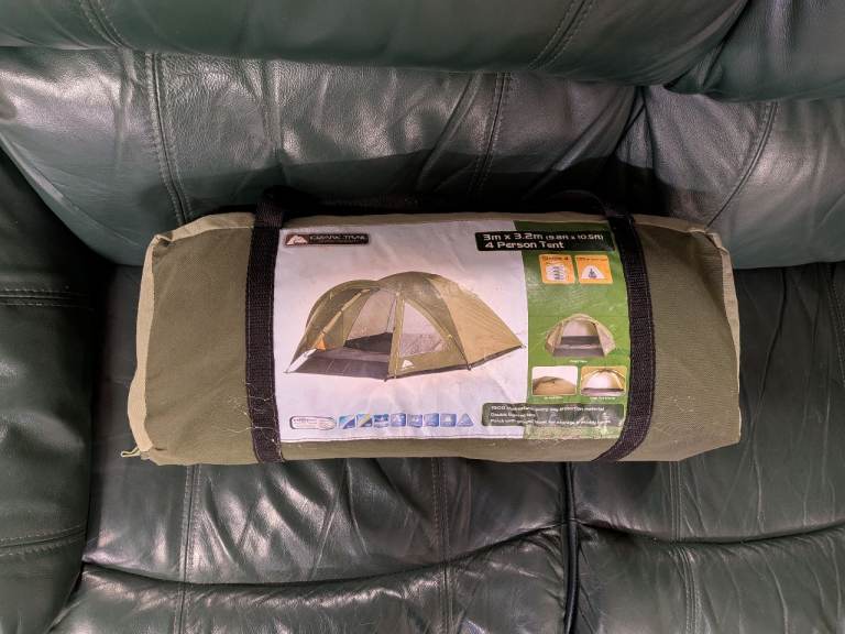 Green 4 person Tent 
