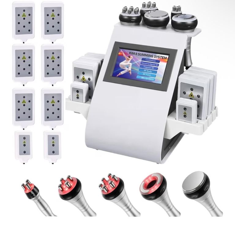 6-in-1 Cavitation & Radio Frequency Body Sculpting Machine – Used Twice + New Gel