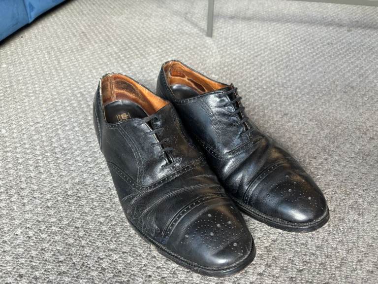 Beautiful Cheaney Handmade Bespoke Leather Lace Up Shoes Brogues Size 10.5/11
