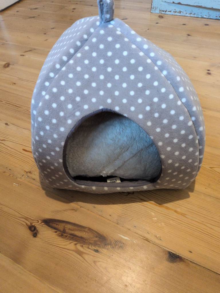 Cat bed with cushion