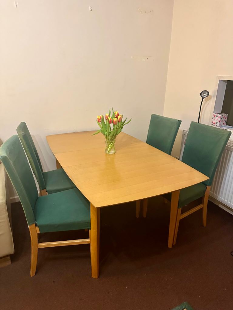 FREE Dining set, coffee table, fold out bed