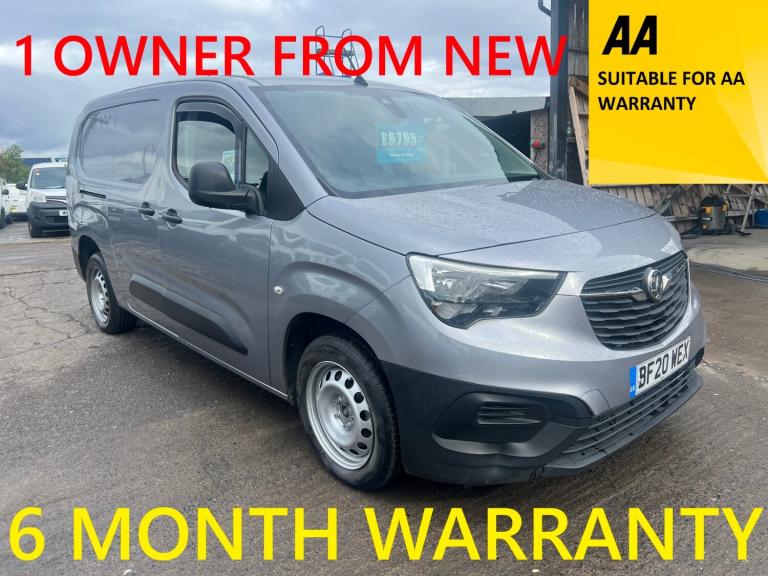 2020 Vauxhall Combo 2300 1.5 Turbo D 100ps H1 Edition Van PANEL VAN Diesel Manual