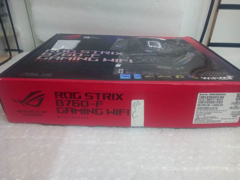 ASUS ROG STRIX B760-F Gaming WiFi Motherboard for Parts– LGA1700
