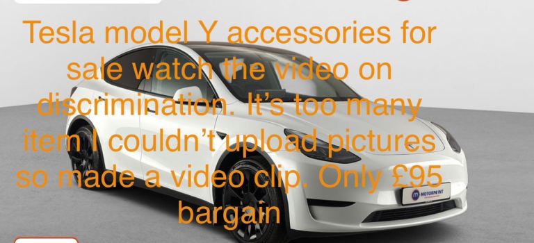 Tesla model Y accessories only £95 watch the video clip of all accessories 